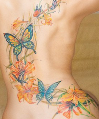 значение татуировки бабочки