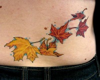 значение татуировки листья