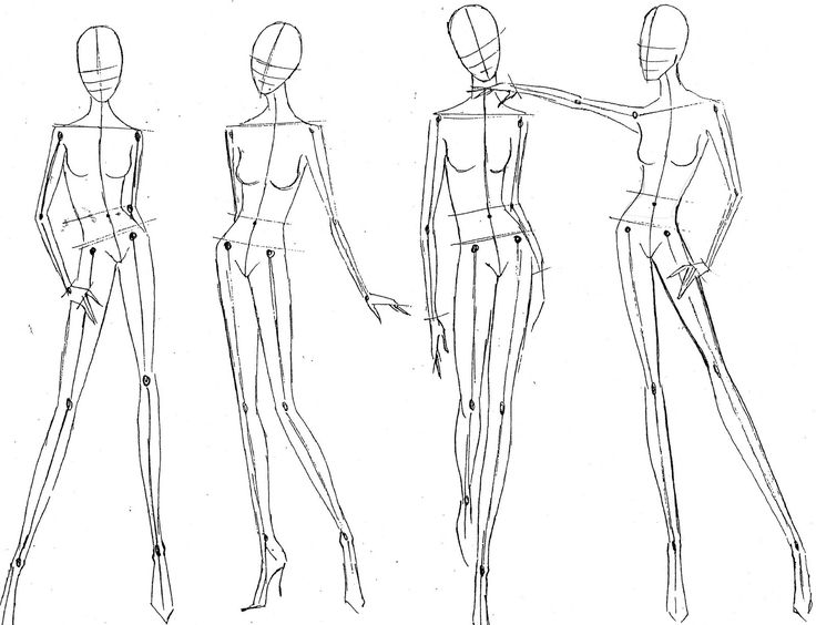 Научиться рисовать эскизы одежды
