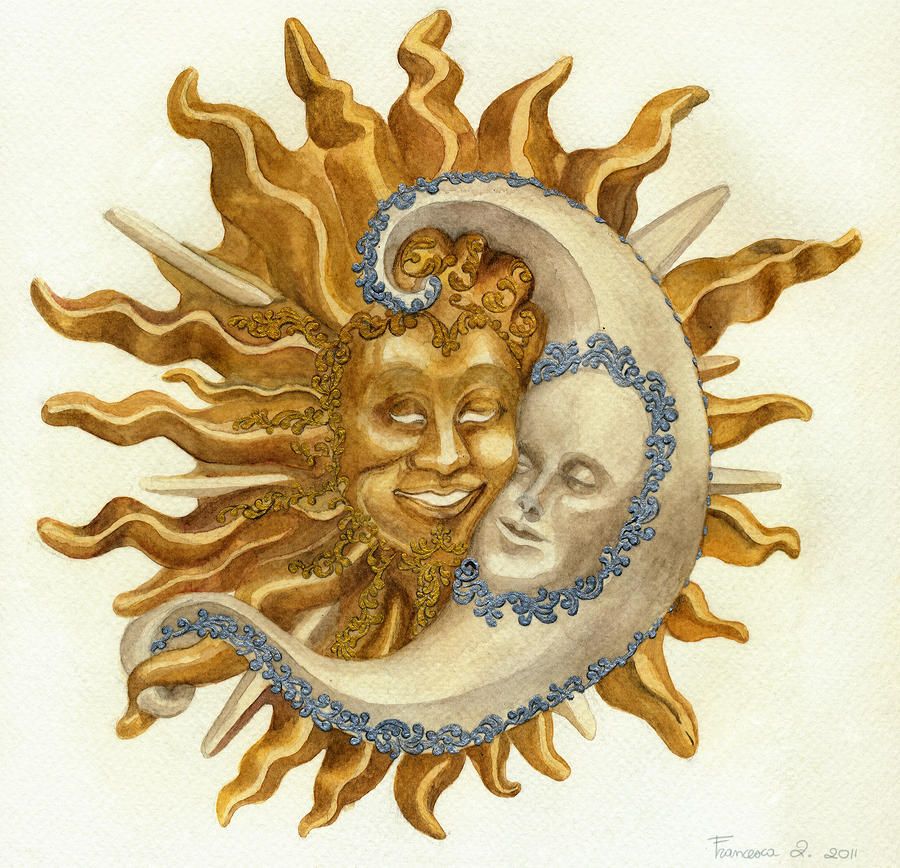 Транзит луна солнце. Солнце и Луна. Символ солнца и Луны. Изображение солнца и Луны. Солнце средневековое изображение.