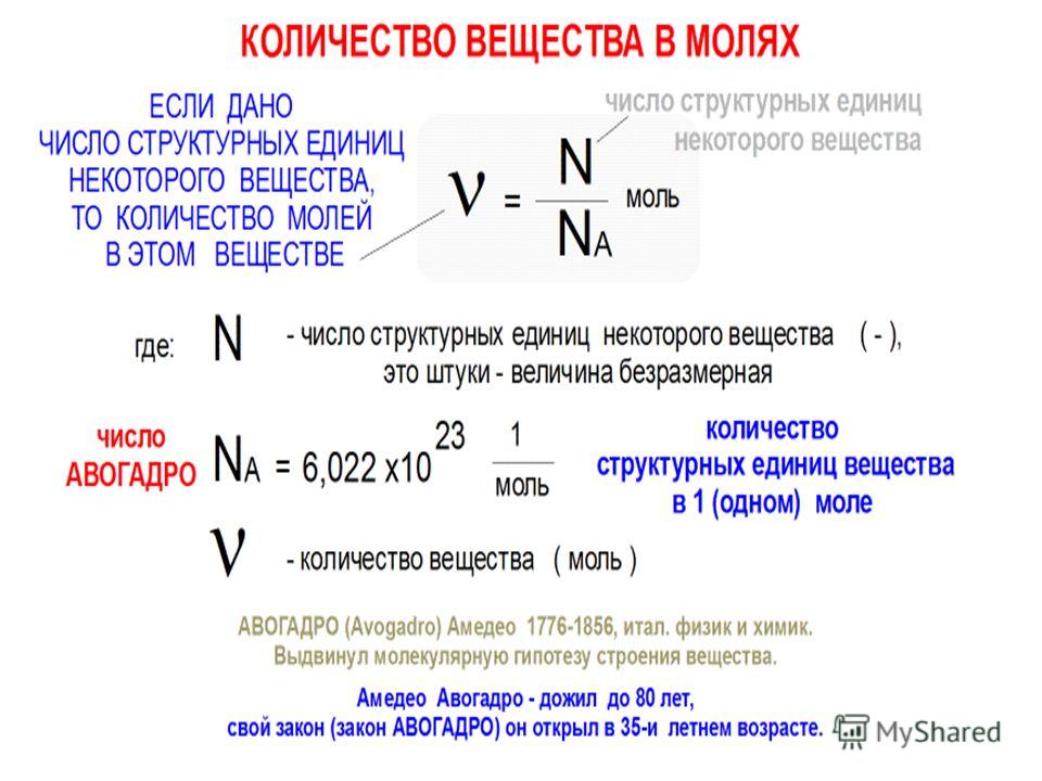 Hci количество вещества