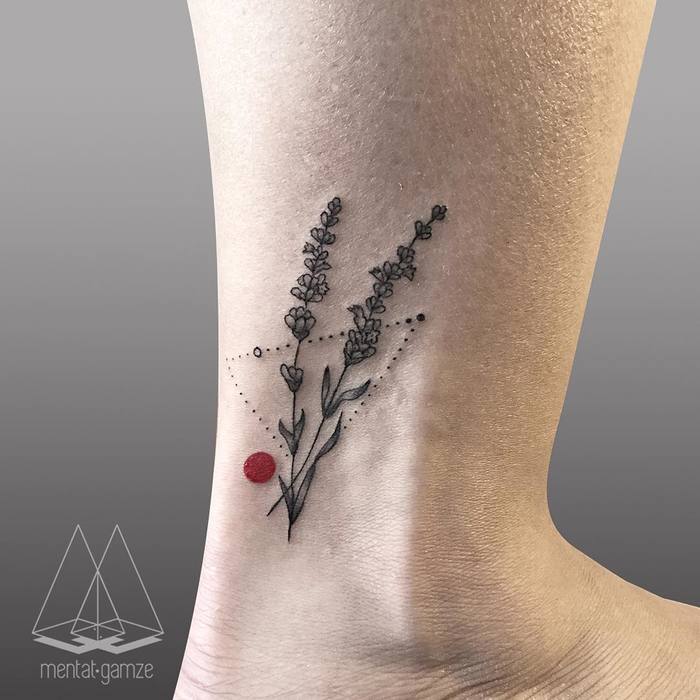 Lavender Tattoo by Mentat Gamze