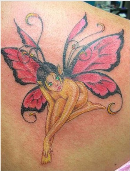 Fairy Tattoo On Shoulder