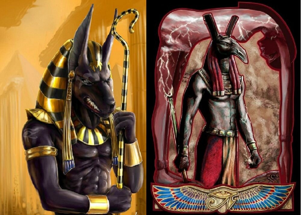 Картинки египтус анубис