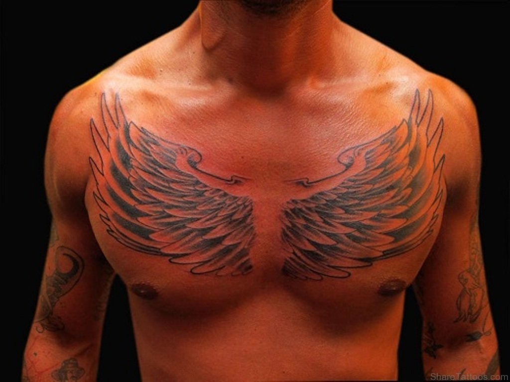 Значение тату крылья на грудине мужские: Тату крыльев на груди — 115 лучших...