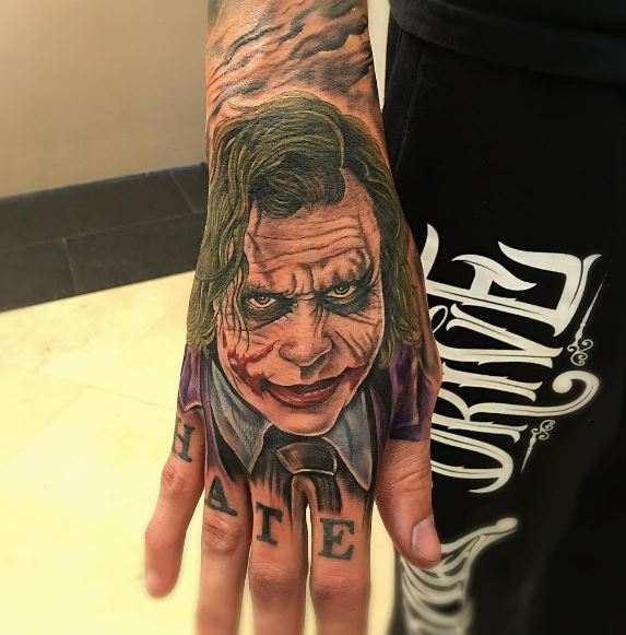 Joker Hand Tattoos