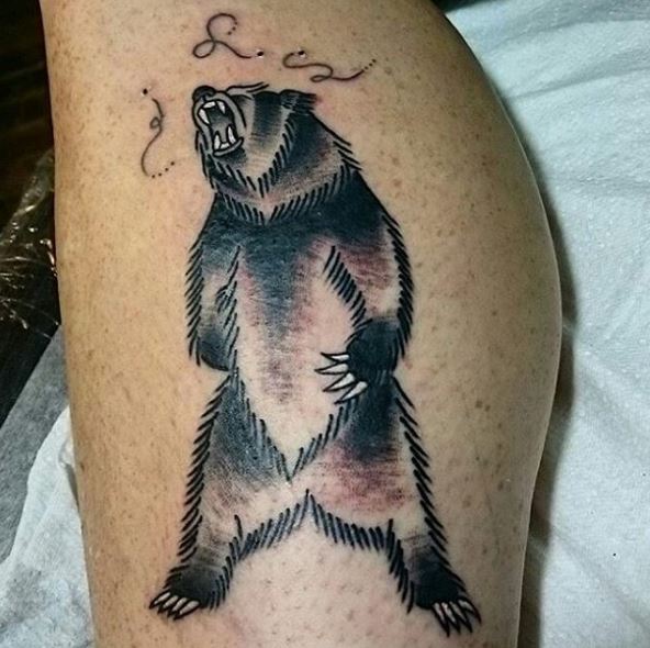 Bear Tattoo Traditional