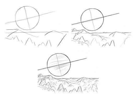 рисуем планету