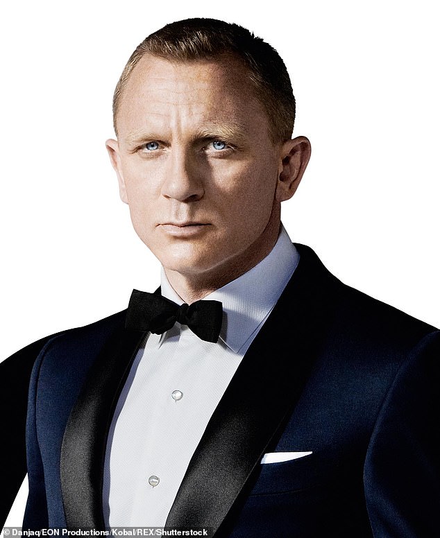 A promotional image for 007 movie with Daniel Craig looking much more familiar to fans