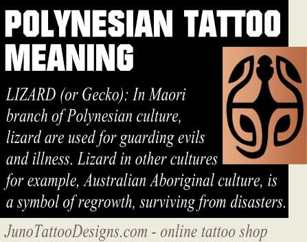 LIZARD Gecko polynesian symbol meaning - juno