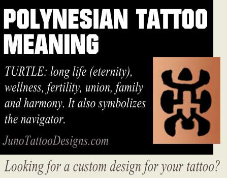 polynesian symbol meaning turtle - junotattoodesigns