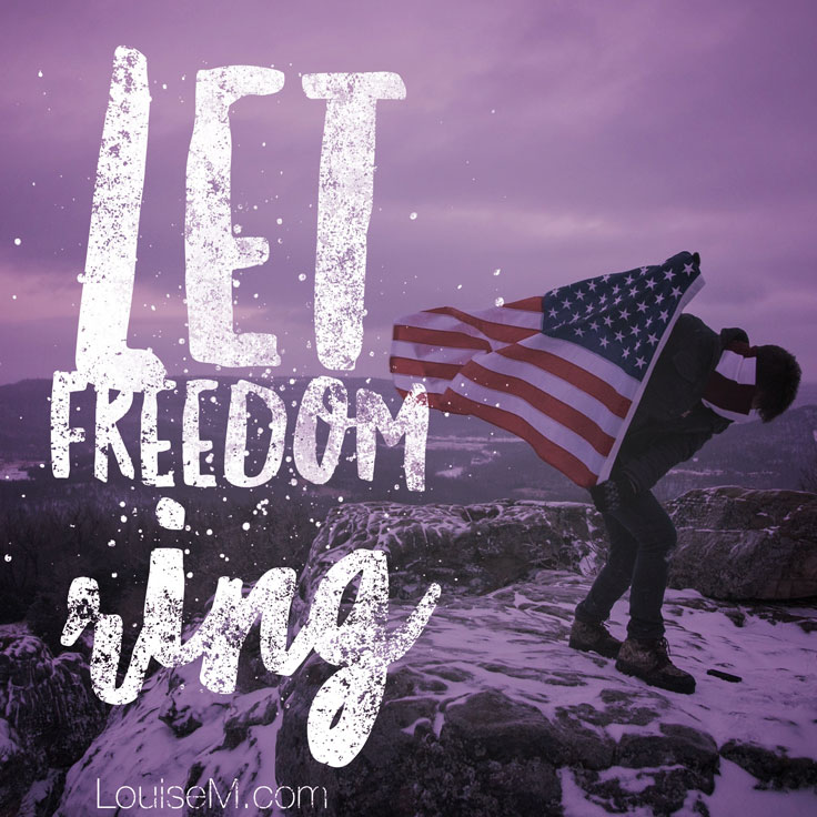 Let Freedom ring quote image