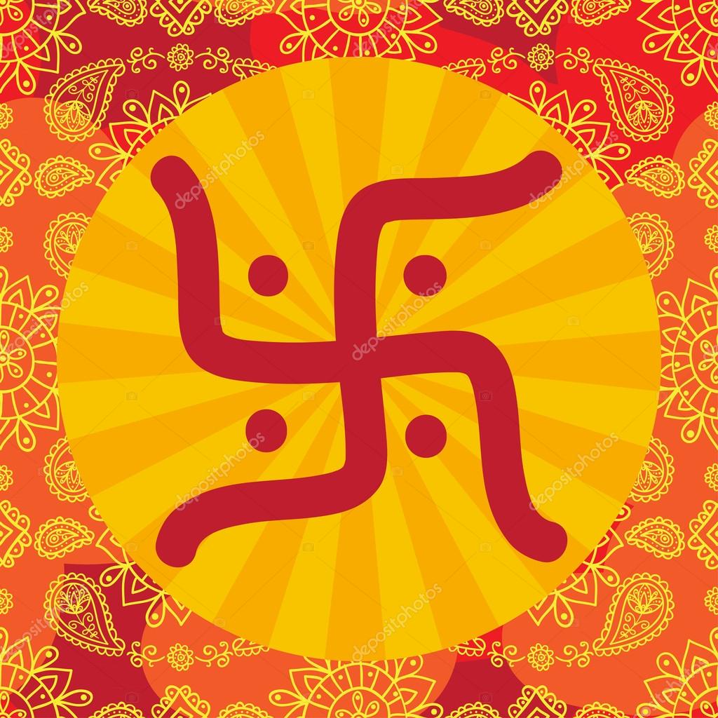 Знак удачи в индии. Индийские символы. Индийский символ благополучия. Индийский символ удачи. Символ удачи в Индии.