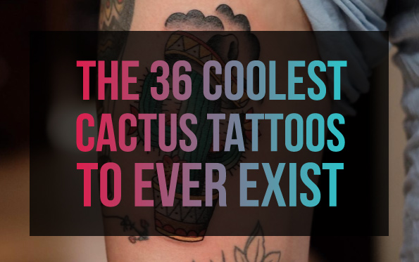 Cactus Tattoo Design 