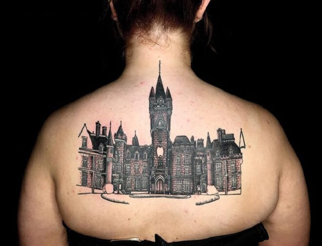 Back Castle Tattoo