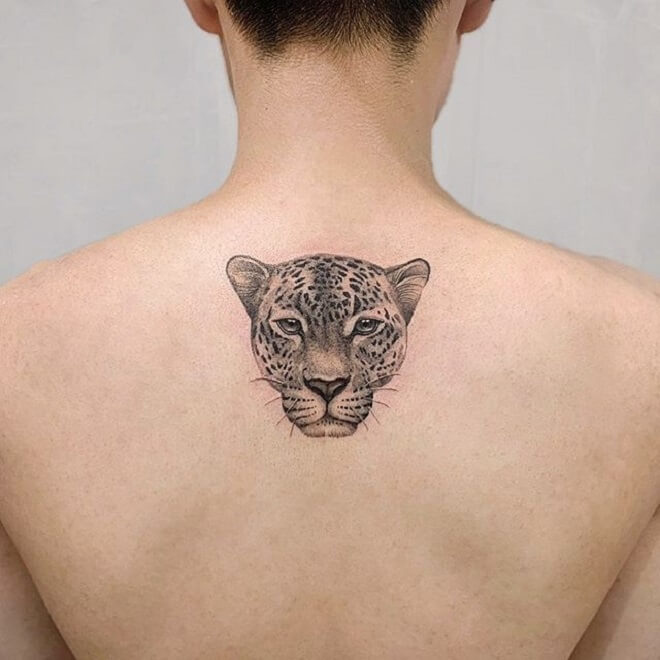 Back Leopard Tattoo