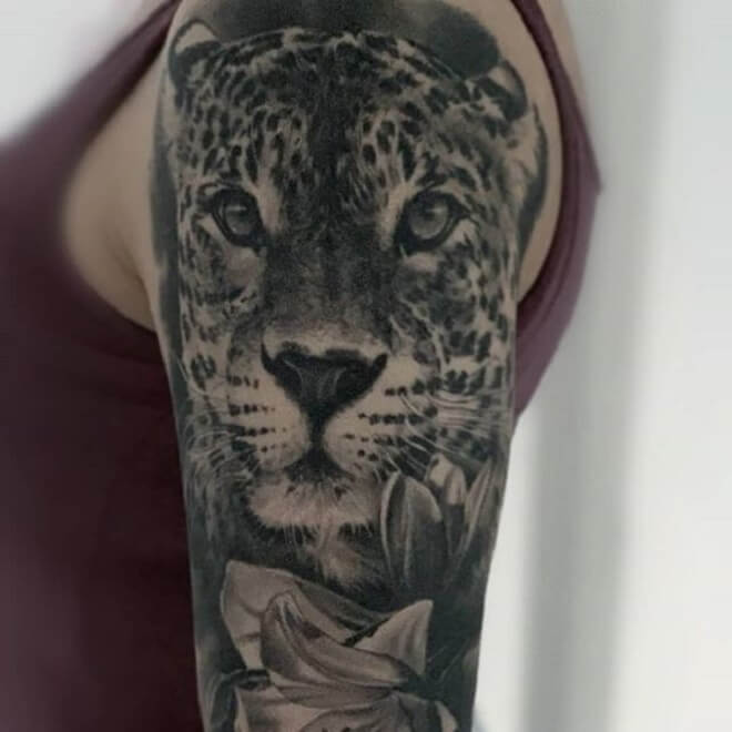 Black Leopard Tattoo