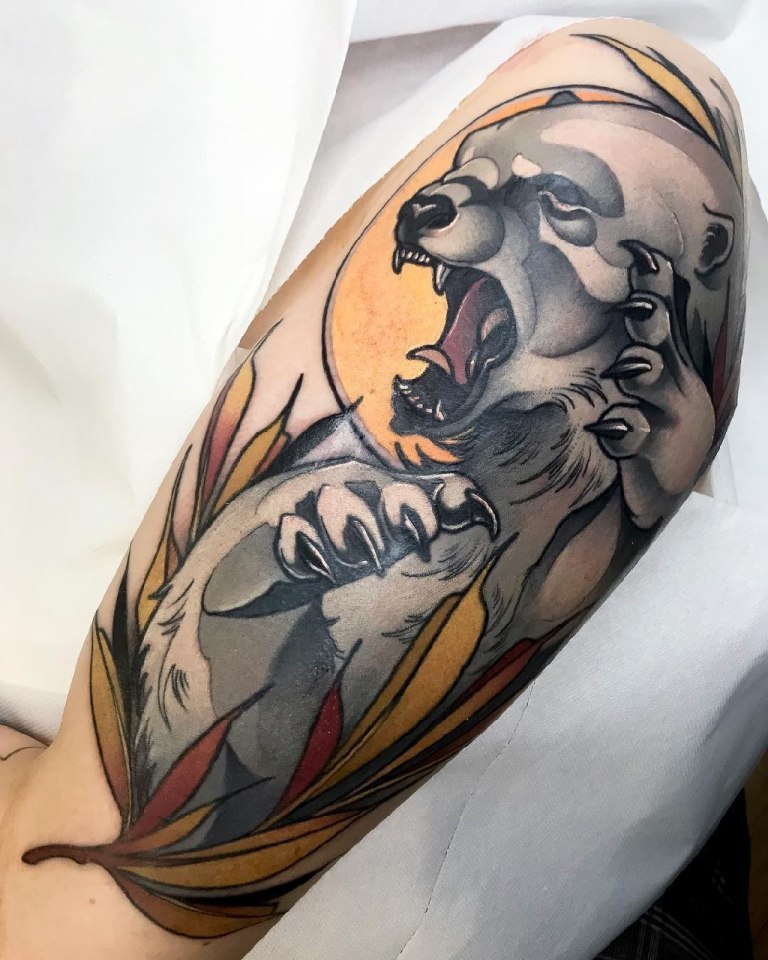 оскал медведя