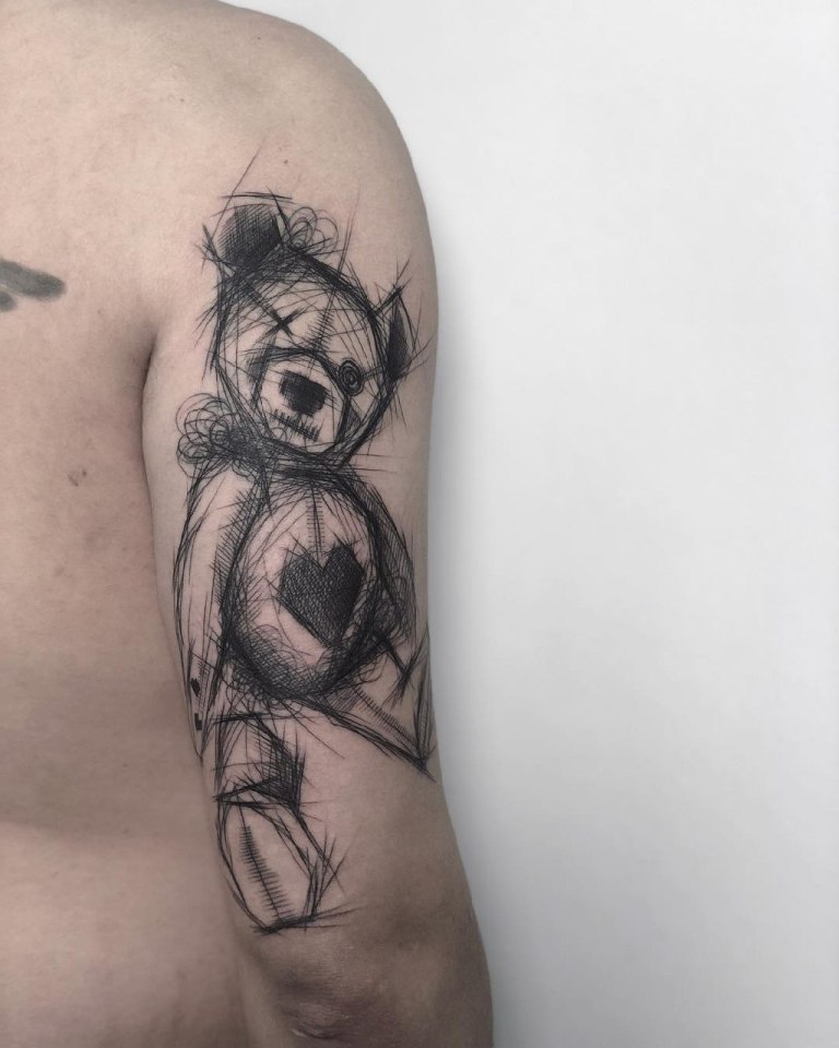 медведь тату