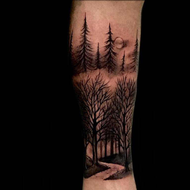 татуировки для мужчин на икре