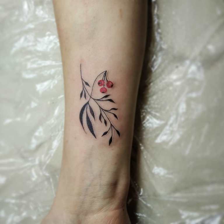 тату рябина