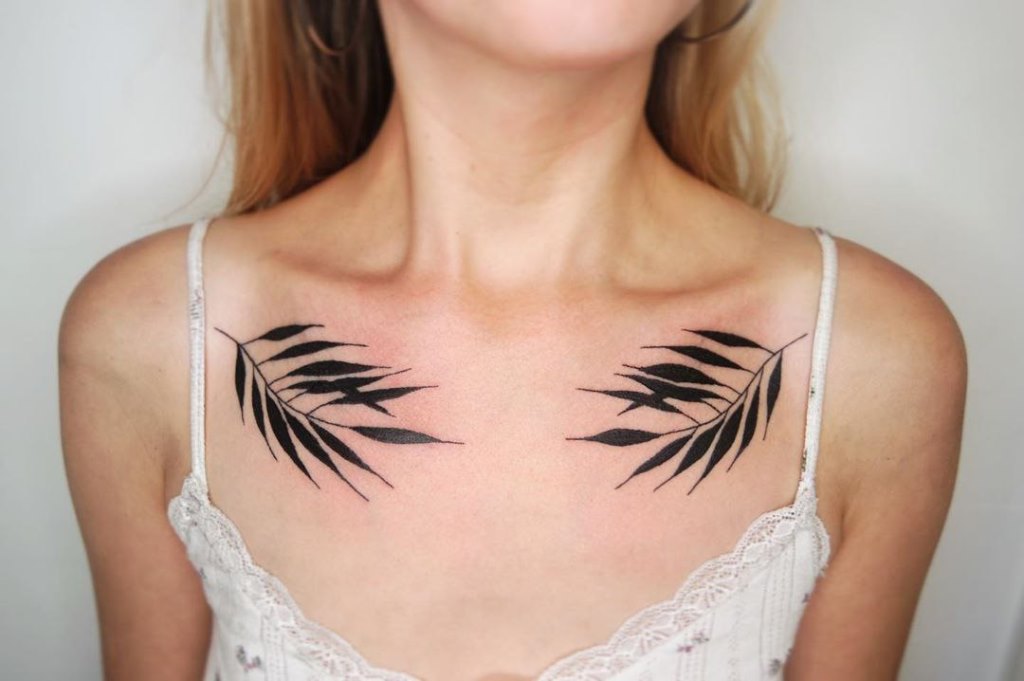 тату веточка