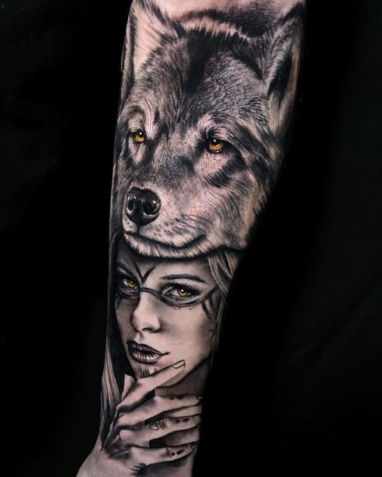 волчица тату значение
