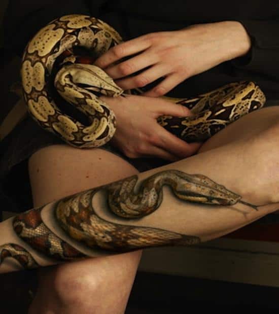 tattoo-3d-snake
