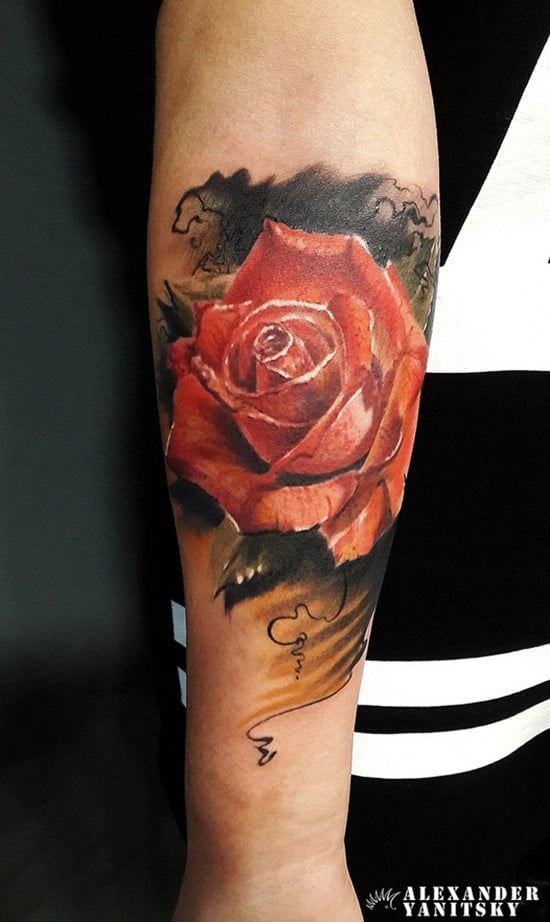 12-Rose-Forearm-Tattoo