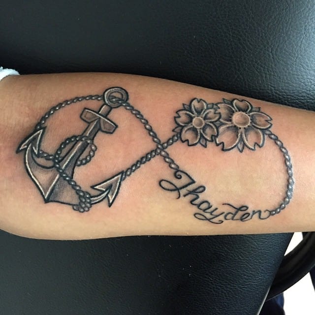 infinity tattoo anchor