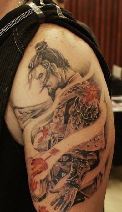 Lonely Samurai Tattoo