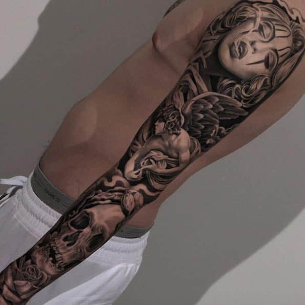 Full Sleeve Tattoo by Jun Cha