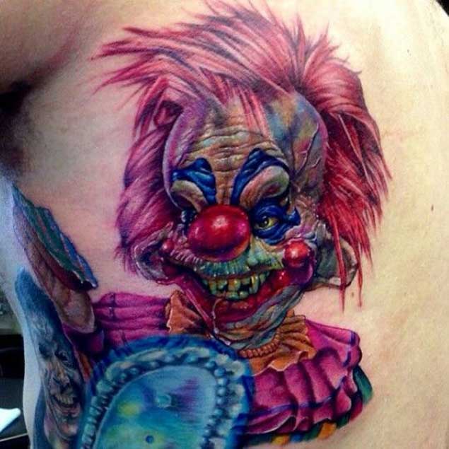 Killer Clown From Outer Space Tattoo