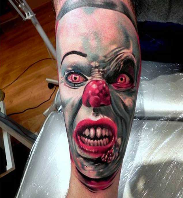 pennywise-scary-clown-tattoo