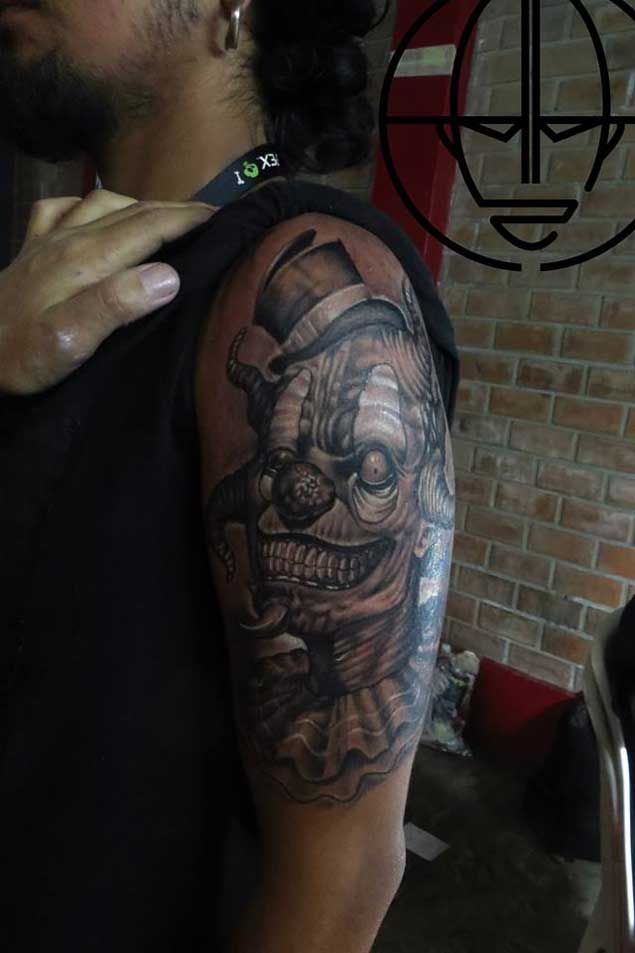 Killer Clown Tattoo