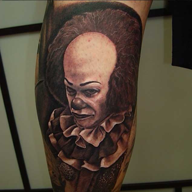 scary-clown-tattoo