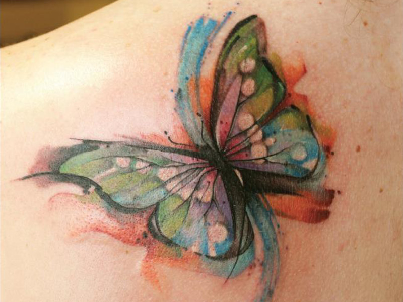 Татуировка бабочка