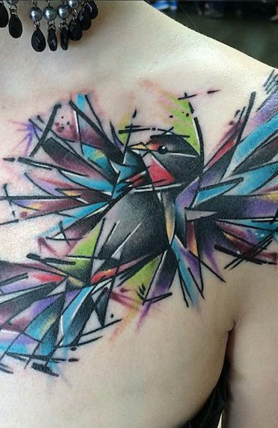 фото татуировка птица