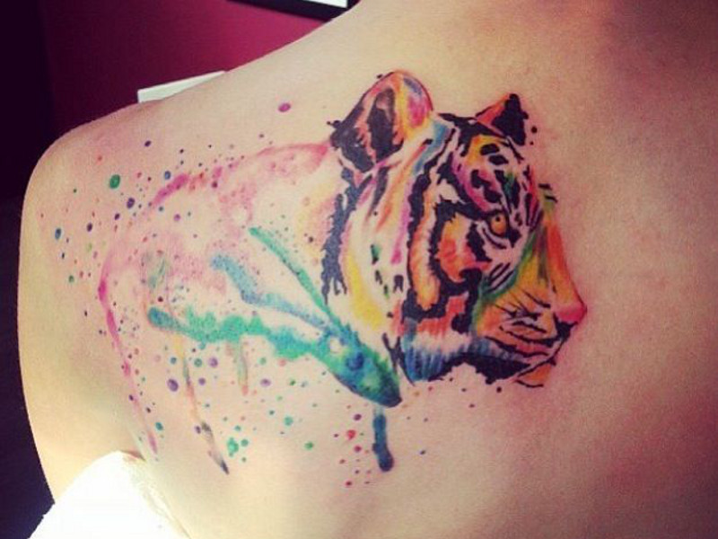 Татуировка тигр