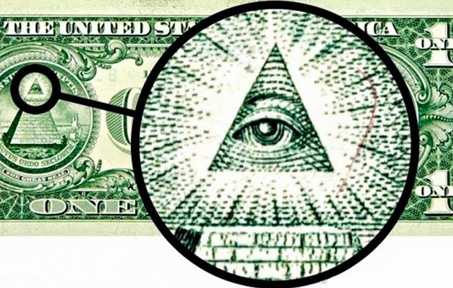 всевидящее око на долларе