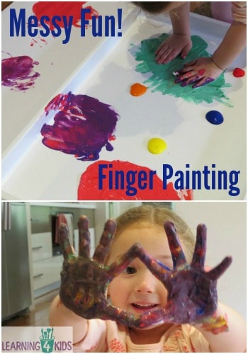 Messy Fun Finger Painting