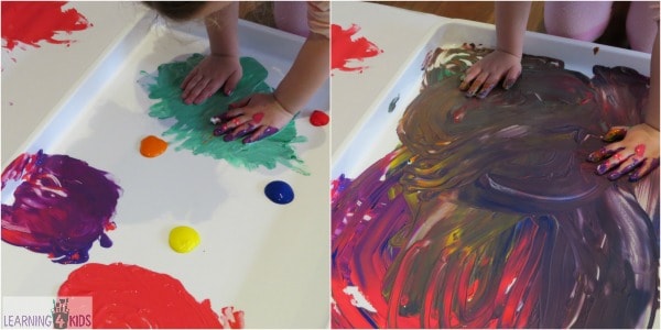Learning Benefits of Sensory Finger Painting