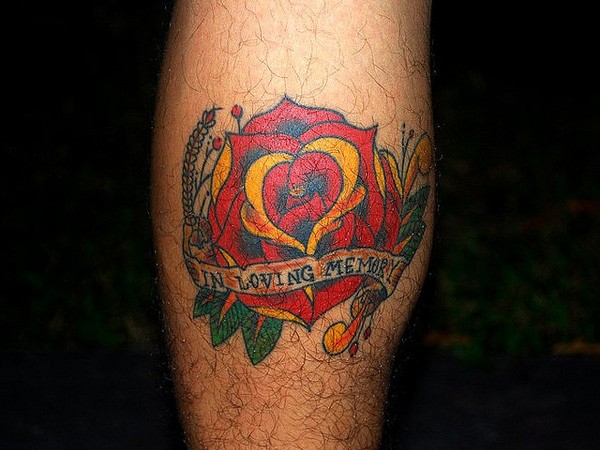 Memorial Rose Tattoo