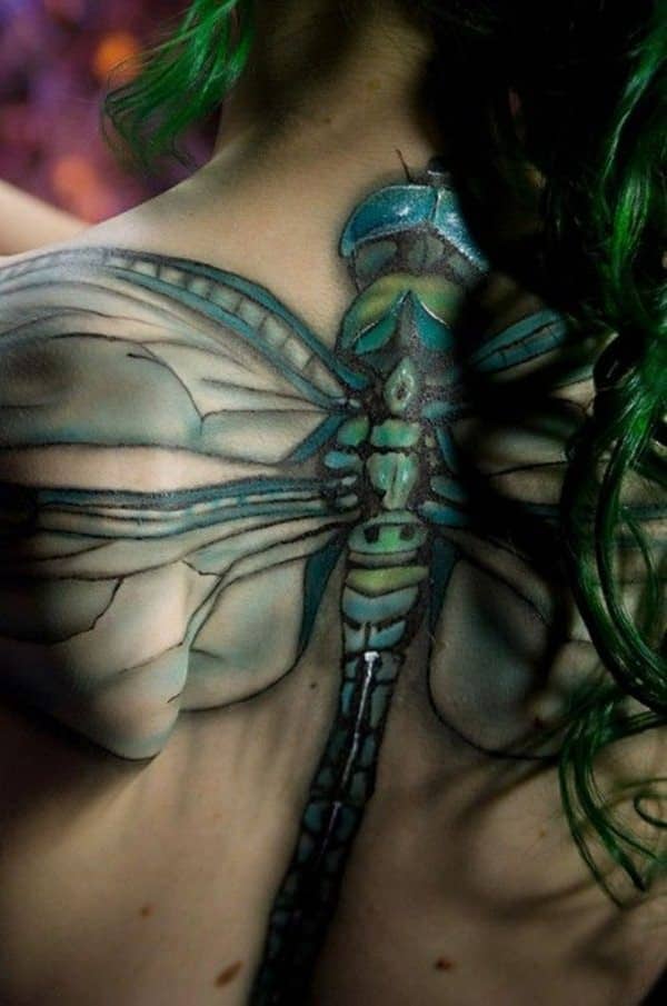 Dragonfly Spine Tattoos