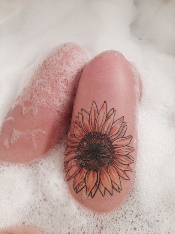 Flower Thigh Tattoos