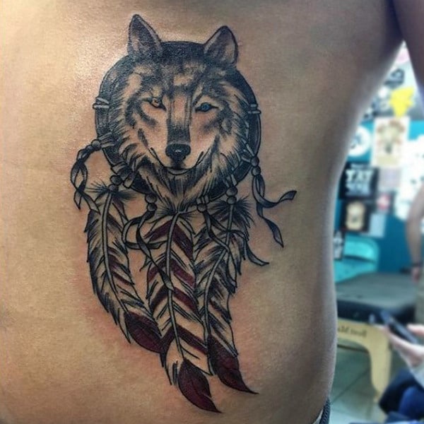 Wolf Dreamcatcher Tattoo Meaning