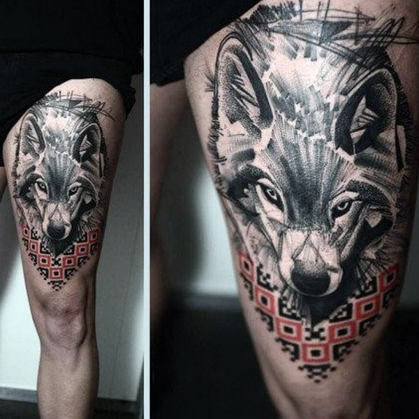 Wolf Tattoos For Men On Arm
