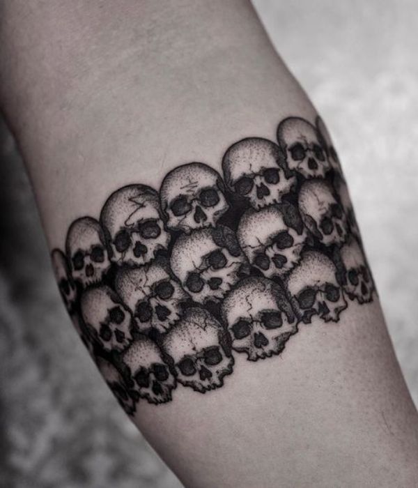 Skull Armband Tattoos