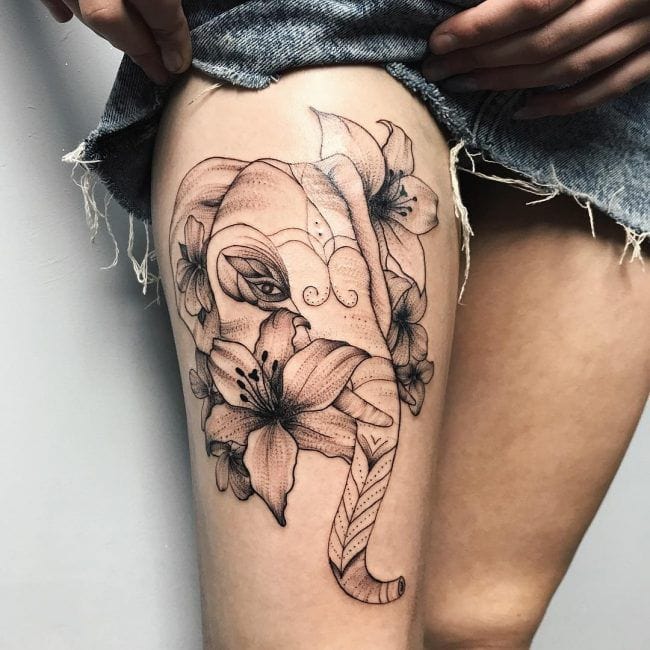 elephant-tattoos