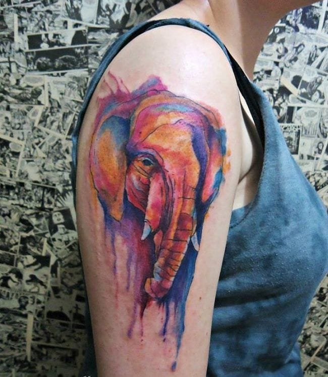 elephant-tattoos